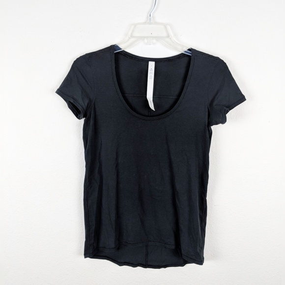 lululemon athletica Tops - Lululemon Black Workout Tee